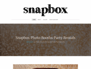 snapboxbooths.com screenshot