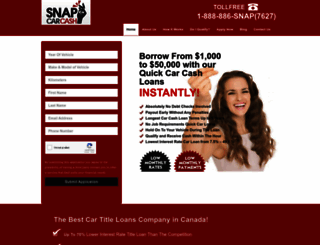 snapcarcash.com screenshot