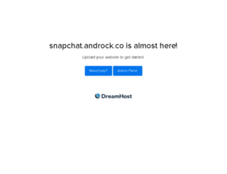 snapchat.androck.co screenshot