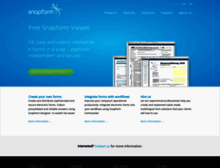 snapform.com screenshot