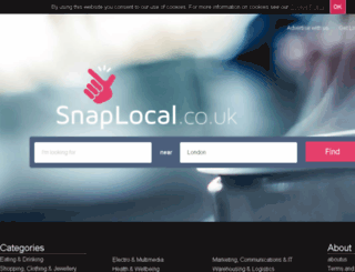 snaplocal.co.uk screenshot