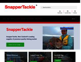 snappertackle.co.nz screenshot