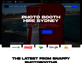 snappyphotobooths.com.au screenshot