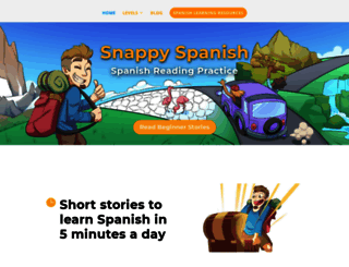 snappyspanish.com screenshot