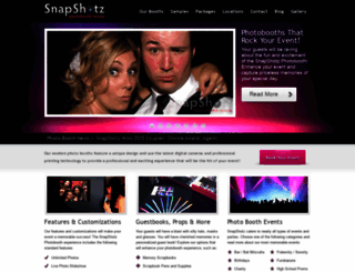 snapshotzphotobooth.com screenshot