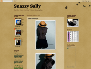 snazzysally.blogspot.com screenshot