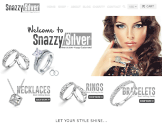 snazzysilver.com screenshot