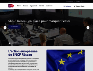 sncf-reseau.fr screenshot