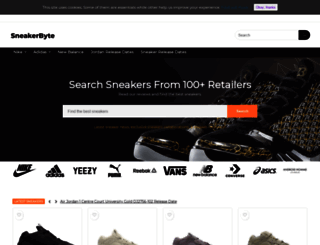 sneakerbyte.com screenshot