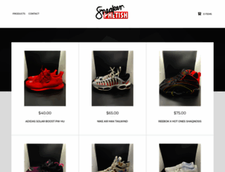 sneakerphetish.bigcartel.com screenshot