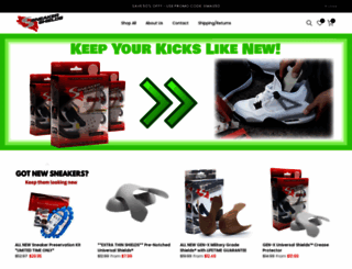 sneakershields.com screenshot