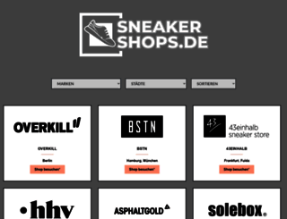 sneakershops.de screenshot