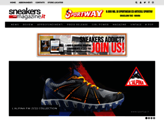 sneakersmagazine.it screenshot
