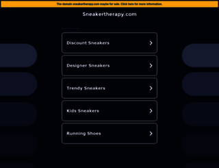 sneakertherapy.com screenshot