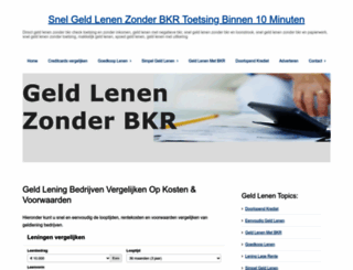 snel-geld-lenen-zonder-bkr.nl screenshot