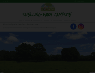 snellingfarmcampsitedorset.co.uk screenshot