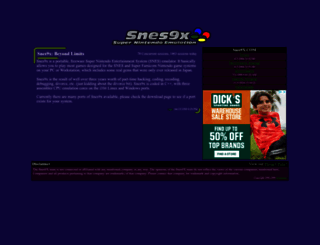 snes9x.com screenshot