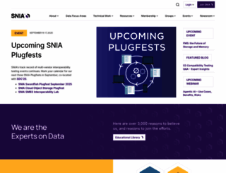 snia.org screenshot