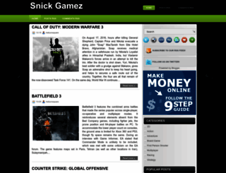 snickgamez.blogspot.com screenshot