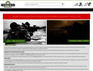 snipersairsoft.es screenshot