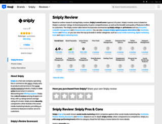 sniply.knoji.com screenshot