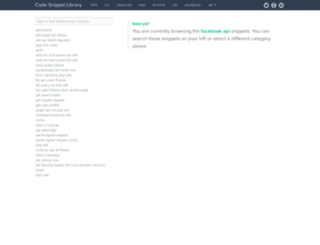 snippetlib.com screenshot