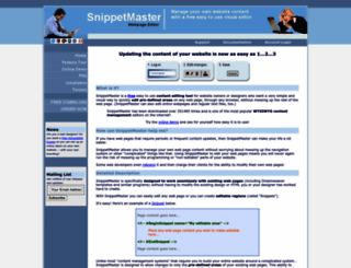 snippetmaster.com screenshot