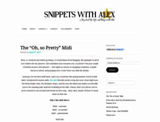 snippetswithalex.com screenshot
