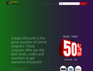 snippydiscount.com screenshot