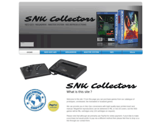 snkcollectors.com screenshot