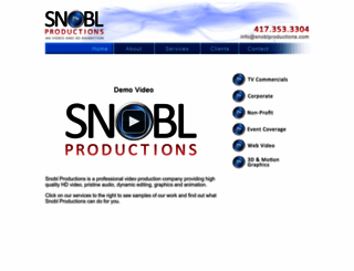 snoblproductions.com screenshot