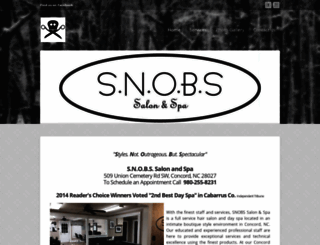 snobssalon.com screenshot