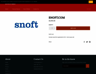 snoft.com screenshot