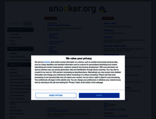 snooker.org screenshot