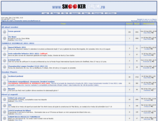 snookerforum.ro screenshot