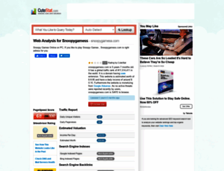 snoopygamess.com.cutestat.com screenshot