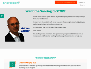 snorer.com screenshot