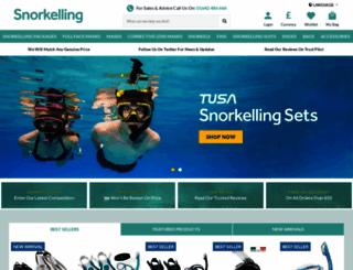 snorkeling.co.uk screenshot