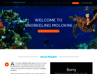 snorkelingmolokini.com screenshot