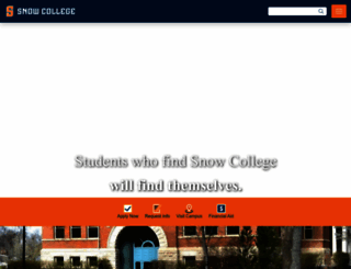 snow.edu screenshot