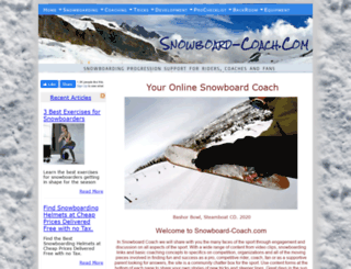 snowboard-coach.com screenshot