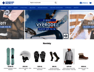 snowboard-online.cz screenshot