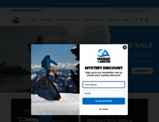 snowboardaddiction.com screenshot