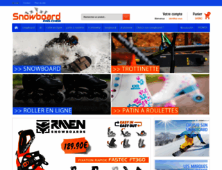 snowboardpascher.com screenshot
