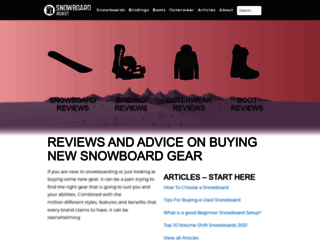 snowboardrobot.com screenshot
