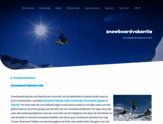 snowboardvakantie.com screenshot