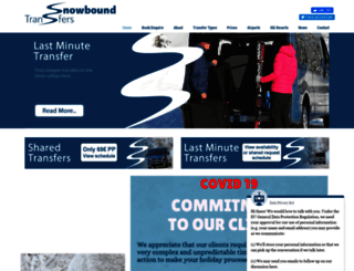 snowboundtransfers.co.uk screenshot