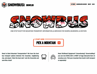 snowbus.com screenshot