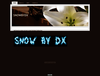 snowbydx.yolasite.com screenshot
