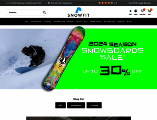 snowfit.co.uk screenshot
